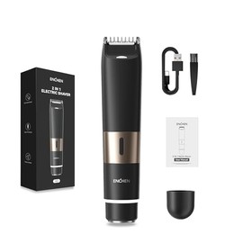 Enchen Depiladora Eléctrica 2 en 1 A3 | Negro, 8000 RPM, carga rápida Tipo-C, masculino y femenino, portátil