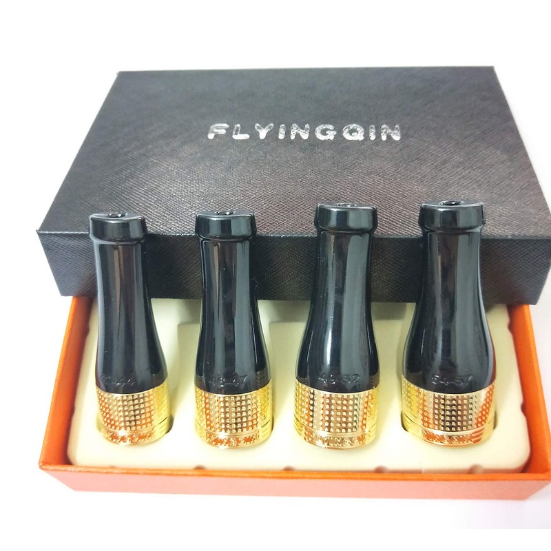 FLYINGQIN 4 Sizes Cigar Nozzle Holder Pure Copper Resin Sculpture