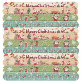 KALLORY Pack of 12 Colourful Nail Files, Cute Nail Files, Fingernail File, Christmas Nail File, Colourful Nail File Strips, Professional Nail File, Emery Boards for Natural Nails