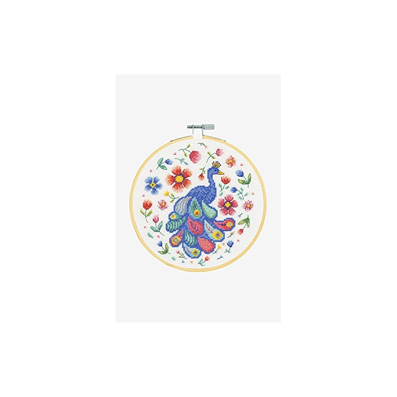 DMC - Flower Peacock Cross Stitch Kit