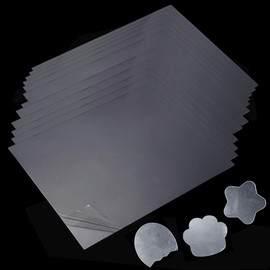 iSuperb 50 Sheets Thin Plastic Stickers Rectangular Sealing Protective Film PET Transparent Free Cutting for Silicone Resin Molds Making Quicksand Pendant Jewelry Decoration DIY Crafts