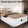 Etto Air Mattress Queen with Built in Pump, 18 inch