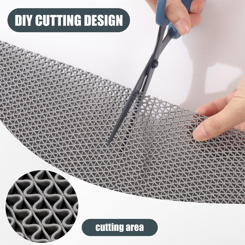 58×32 Inches Extra Large Shower Mat, Anti Slip Bathtub Mat