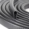 Rubber Edge Trim, U Channel Edge Trim with Metal Clips