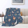 Chicken Blanket Soft Warm Cozy Mallard Duck Throw Blankets for
