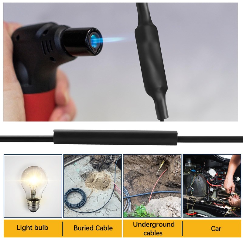 Relaxweex 2 Sets Underground Wire Splice Kit Well Pipe Splice