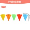 Lyreh 10pcs Reusable Snow Cone Cups, 4.1x3.1 Inch Plastic Shaved