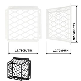 AIXXCUVQ Bird Proof Dryer Vent Cover For Effective Animal Invasion Air Vent Bird Proof Cover For Dryer Stainless Steel, white