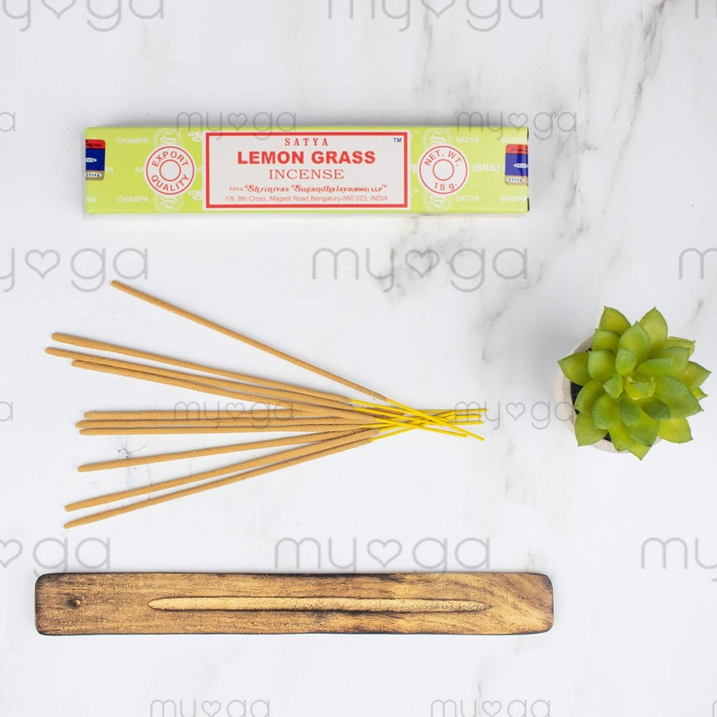 Satya Nag Champa Incense Sticks - Box 12 Packs (Lemon