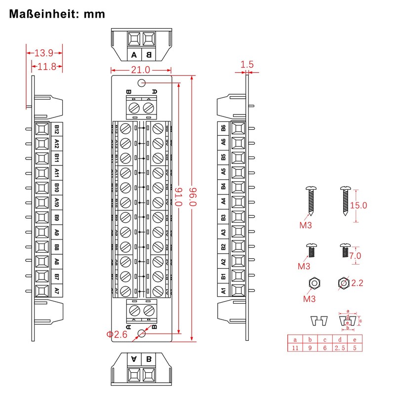 Evemodel Power Distributor 10 A 2 Inputs 2 x 12