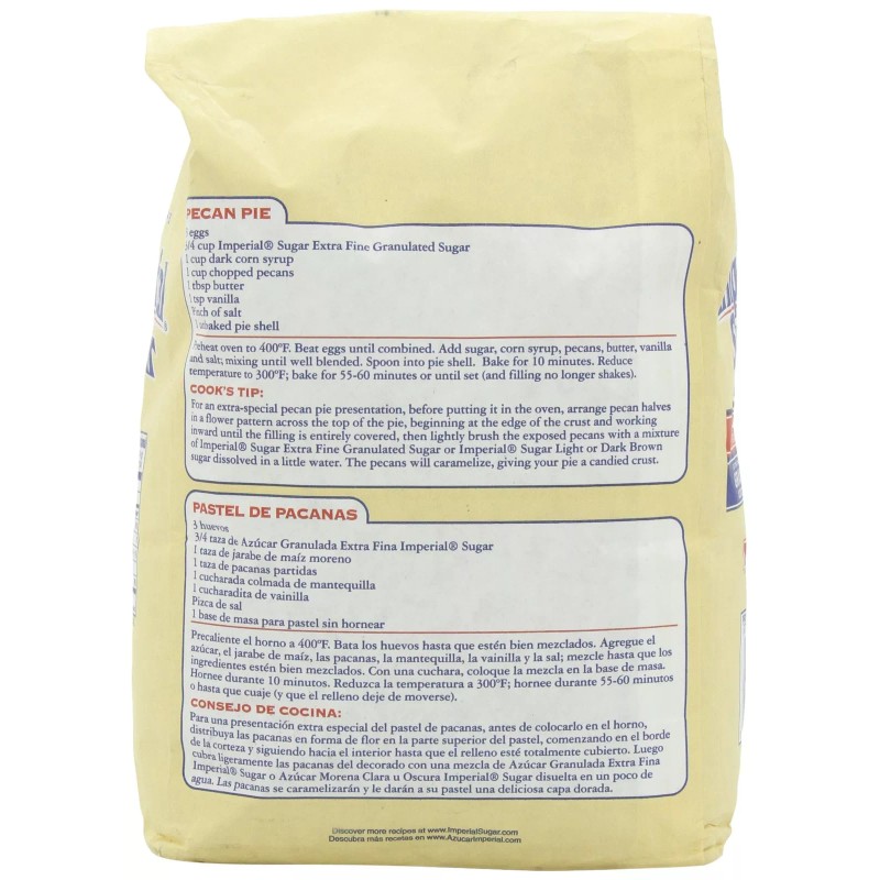 Imperial Extra Fine Sugar/10 lbs, Granulated, 160 oz