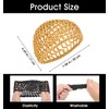 4 Pcs Crochet Hair Net, Reusable Elastic Hair Net for