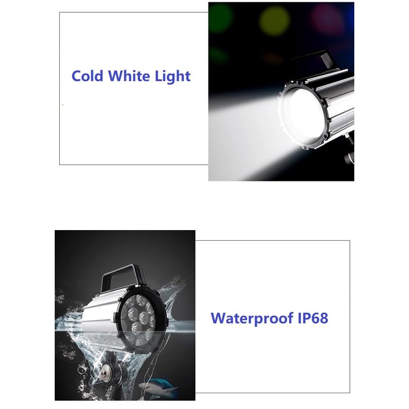 LED Machine Light,12W 120 Volt Adjustable Short Arm LED Work