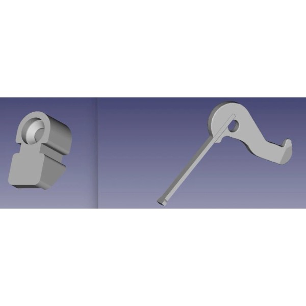 Unbranded Pella Rolscreen Architect and Designer Sliding Screen Door Latch