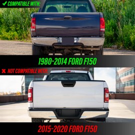 USR 90-16 F-250 Super Duty Pickup LED License Plate Light – Rear Frame Lamps (Left + Right) Pair - Compatible with 1990-2016 Ford F250 / F350 SuperDuty Pick Up Truck (WHITE LED 6000K UPGRADE)