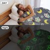 BNREDA Cosy blanket for children Glow in the dark 130x150cm,