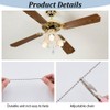 PLIGREAT 12 Pcs Ceiling Fan Pull Chain Extenders, Cute Cat