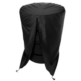 Ferocity Tyre Cover, Water Resistant Car Tyre Bag with Zip and Cord Stopper for 4 Wheels, 65 x 100 cm, Black [097], Polyester