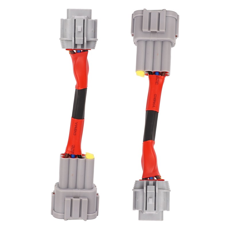 2PCS Headlight Conversion Adapter Wiring Harness Dustproof Fit for 350z