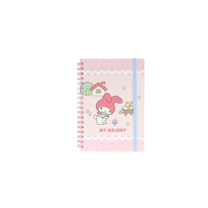 Sunstar Stationery S2643138 Sanrio Character Notebook, Ring Notebook, B6, New