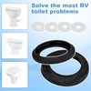 Puxyblue 3 Pack 34120 RV Toilet Waste Ball Seal Fit