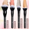 BS-MALL Soft Professional Makeup Brush Set - 4 Travel-Friendly Daily