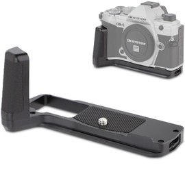 Haoge HG-OM5 Camera Mount Hand Grip for OM System OM-5 Integrated Arca Swiss Standard Quick Release Plate