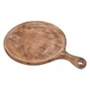 Godinger Round Wood Chopping Cutting Board with Handle Kitchen for