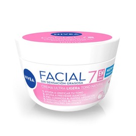 NIVEA Crema Facial Hidratante Aclarante 5 En 1 Aclarado Natural (200 ml), crema de sensación ligera y rápida absorción 24 horas de humectación sin sen