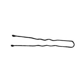 Useful box of 36 black wavy hair --- >Standard, length 4.5 cm, classic, accessories, ideal for tartlets, to dos and more.