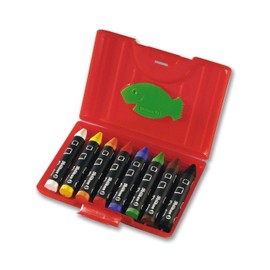 Pelikan 723148 - Wachsmalstifte 665 / 8 wasserfest, 8 Stangen