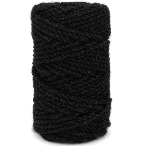 Leecogo 4.5mm Jute Rope 100 Feet Natural Craft Rope Twine