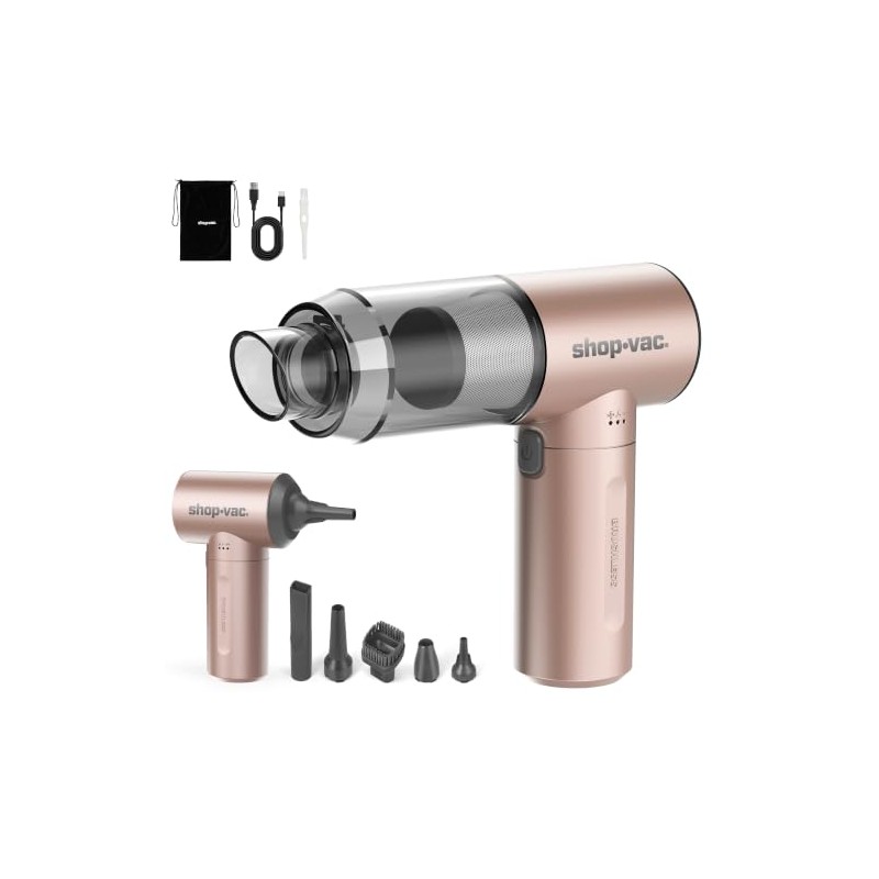 Shop-Vac S4 Cordless Handheld Car Vacuum Cleaner - 3-in-1 Mini