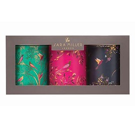 Elite Gift Boxes Sara Miller Chelsea set of 3 round tin caddies 330 x 120 x 160mm