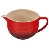 Le Creuset Stoneware Signature Batter Bowl, 3.25qt., Cerise