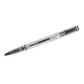 Gullor Jinhao 599 Fine Nib Fountain Pen with a Medium Nib Writing - Transparent White