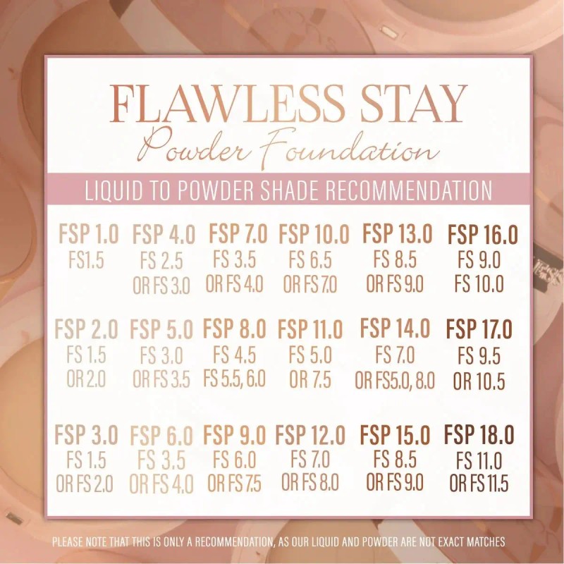 Base En Polvo Beauty Creations Flawless Stay - 100% Original