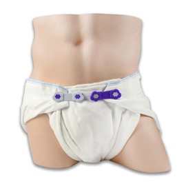LeakMaster Adult Cloth Diapers - Muslin Weave 100% Cotton Flat Diapers - Use with Pins or Fasteners - Absorbent Solution - Size 2, 6 Layers Thick - 36x36 in