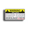 Boat Rules Safety Sticker Funny Attention Warning Adhesive Vinyl Die Cut Boating Graphic Decal