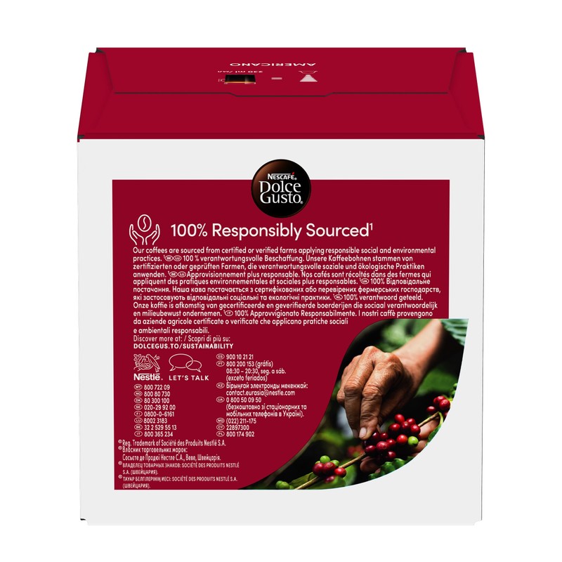2 X Nescafé Dolce Gusto Caffè Americano 16 Capsules (Pack