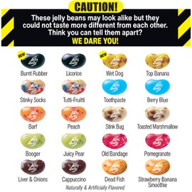 Jelly Belly BeanBoozled Taste the Truth game Refill packs – 1 x Tasty jelly bean bag (2.7oz), 1 x Weird and Wild jelly bean bag (2.7oz) – Includes BeanBoozled’s 2 new flavors