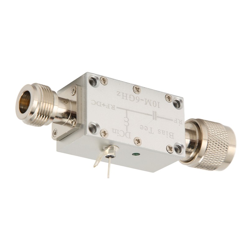 RF Broadband Amplifier 10MHz‑6GHz DC50V Aluminum Alloy RF DC Blocker