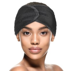 DONNA Satin Wrap & Mesh Wrap 1pc, Velcro Mesh Wrap, Silk Wraps, Mesh Wrap for Women’s Hair for Face Wash for Makeup Hair Accessories Headbands