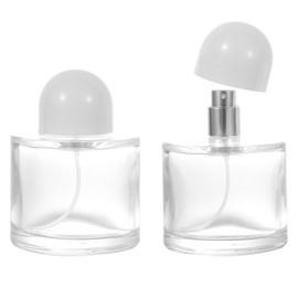 YWG Stone 100ml/3.4oz Vintage Perfume Bottles 2 Packs Glass Cologne Refillable Perfume Bottle Atomizer Travel Empty Clear Perfume Spray Bottle Essential Oil Container Sprayer Cologne Atomizer for Men