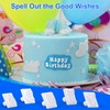 64Pcs Alphabet Cookie Cutters, Letter Cutter Moulds, Small Fondant Cookie