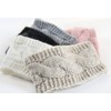 Neverless® Warm Women's Knitted Headband Fleece Lining Cable Knit Ear
