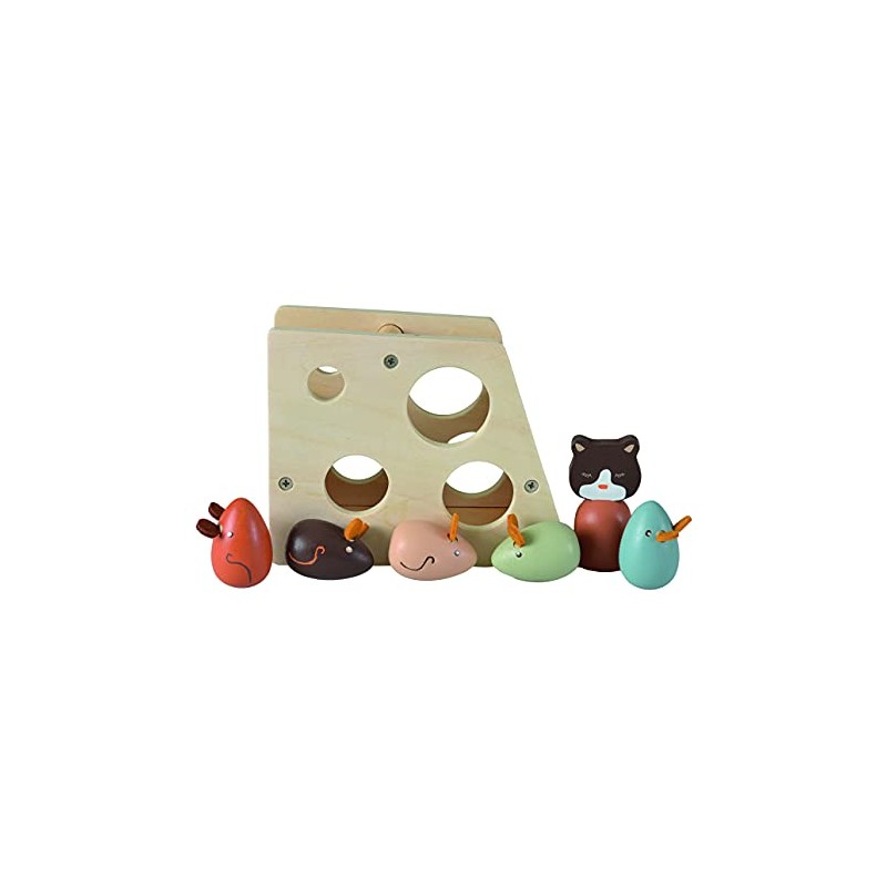 Egmont Toys 511089 511089-Apilar en EL Queso Stacking Game, Multi-Coloured