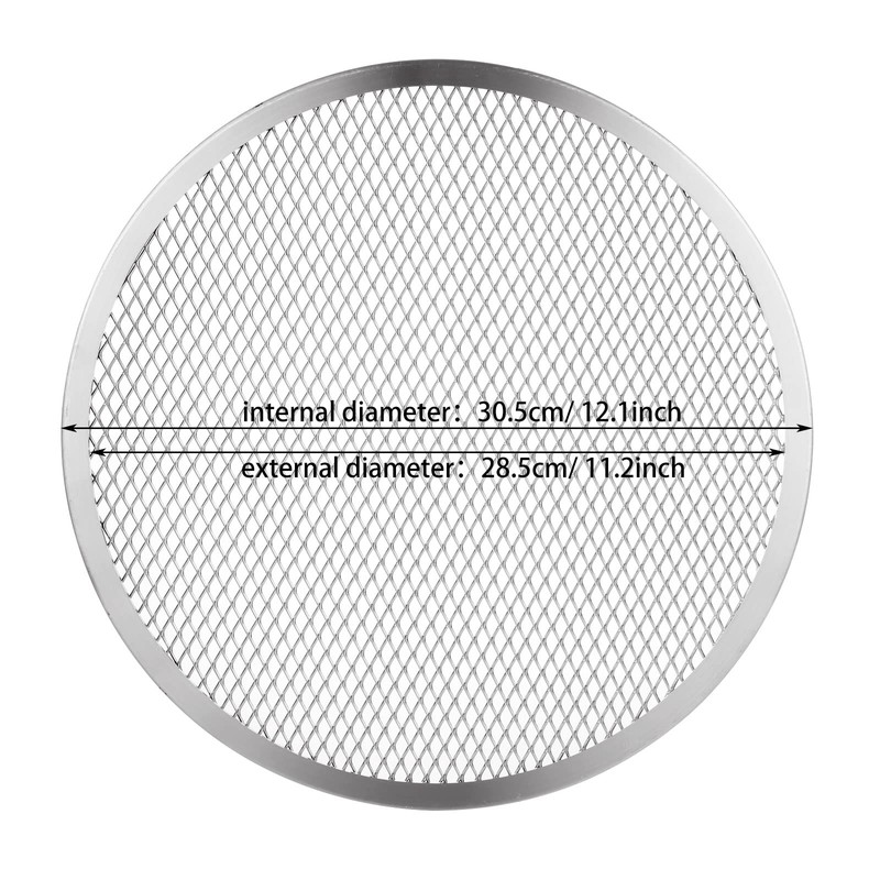 MIVIDE 4PCS 12In Mesh Pizza Screen, Pizza Trays for Oven