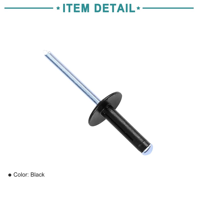 ACROPIX Blind Rivet Grip Round Head 4.8mm x 21mm Cap
