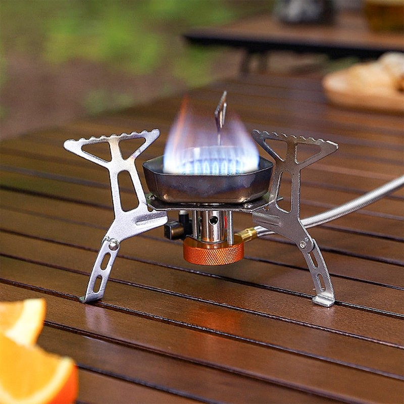 ZONADAH Portable Camping Gas Stoves 3500W Lightweight Windproof Camping Stove